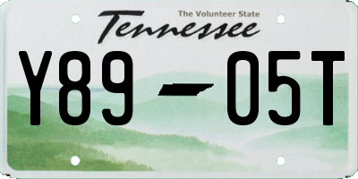 TN license plate Y8905T