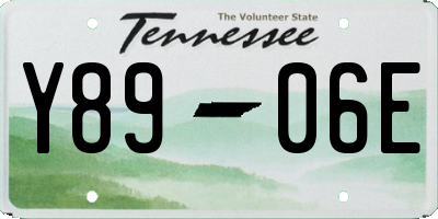 TN license plate Y8906E