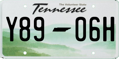 TN license plate Y8906H