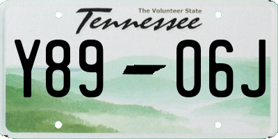 TN license plate Y8906J