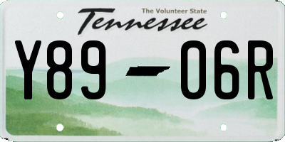 TN license plate Y8906R