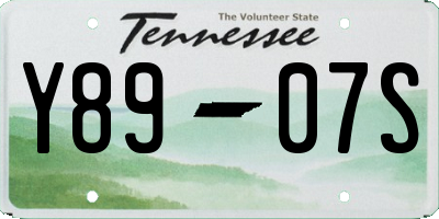 TN license plate Y8907S