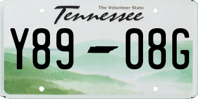 TN license plate Y8908G
