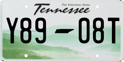 TN license plate Y8908T
