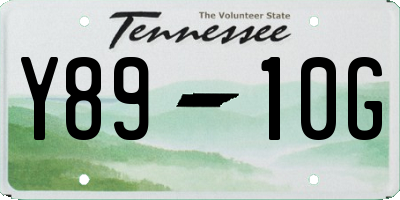 TN license plate Y8910G