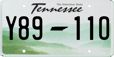 TN license plate Y8911O