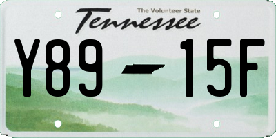 TN license plate Y8915F