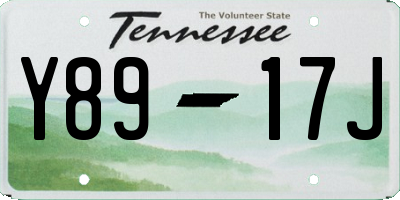 TN license plate Y8917J