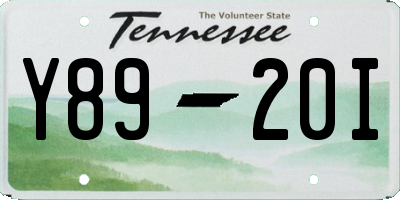 TN license plate Y8920I