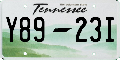 TN license plate Y8923I