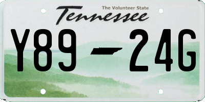 TN license plate Y8924G