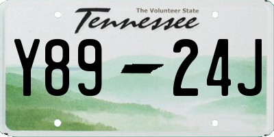 TN license plate Y8924J