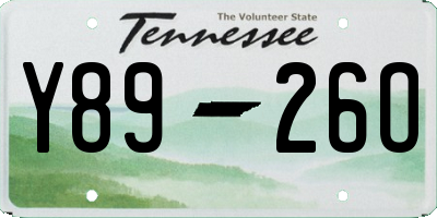 TN license plate Y8926O