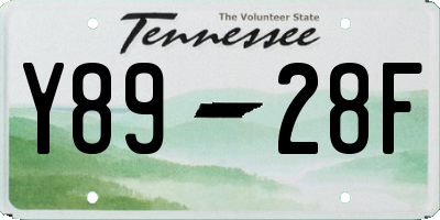 TN license plate Y8928F