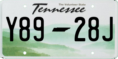TN license plate Y8928J