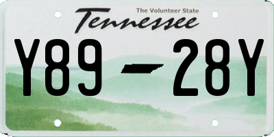 TN license plate Y8928Y
