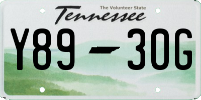 TN license plate Y8930G