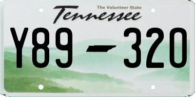 TN license plate Y8932O
