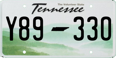 TN license plate Y8933O