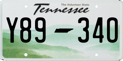 TN license plate Y8934O