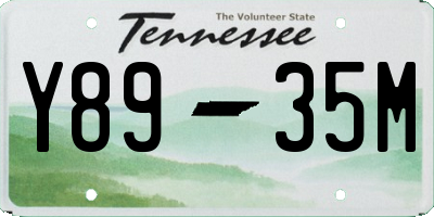 TN license plate Y8935M