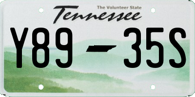 TN license plate Y8935S