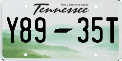 TN license plate Y8935T