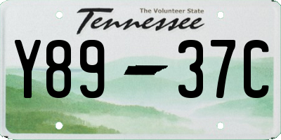 TN license plate Y8937C