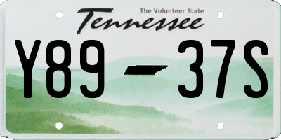TN license plate Y8937S