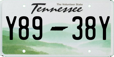 TN license plate Y8938Y
