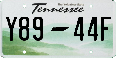 TN license plate Y8944F