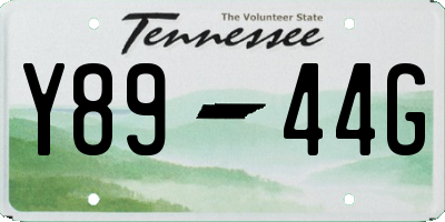 TN license plate Y8944G