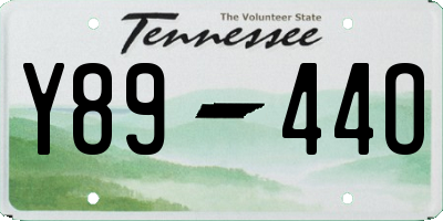 TN license plate Y8944O