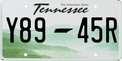 TN license plate Y8945R