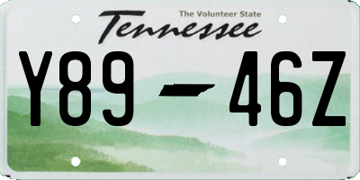 TN license plate Y8946Z