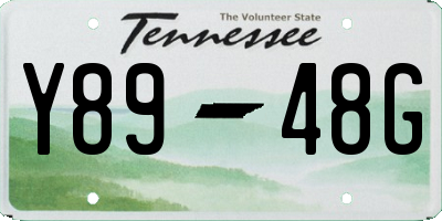 TN license plate Y8948G