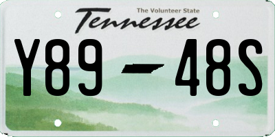 TN license plate Y8948S