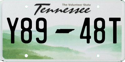 TN license plate Y8948T