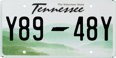 TN license plate Y8948Y