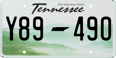TN license plate Y8949O