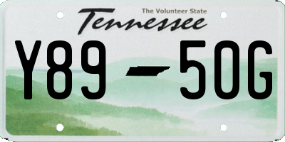 TN license plate Y8950G