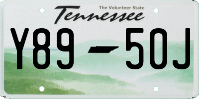 TN license plate Y8950J