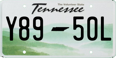 TN license plate Y8950L