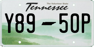 TN license plate Y8950P
