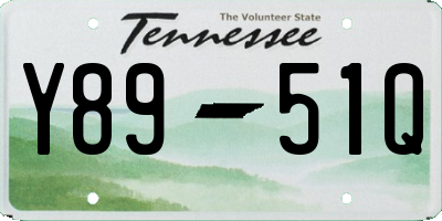 TN license plate Y8951Q