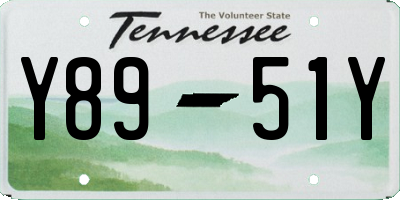 TN license plate Y8951Y