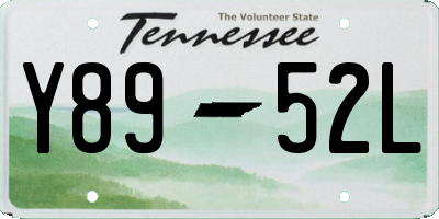 TN license plate Y8952L