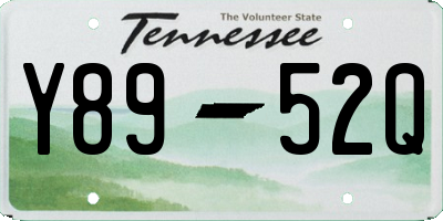 TN license plate Y8952Q
