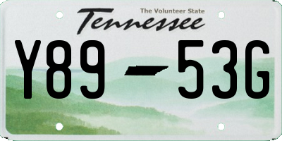 TN license plate Y8953G