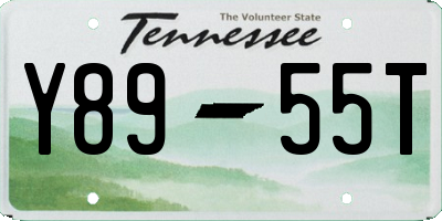 TN license plate Y8955T
